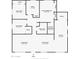 Detailed floor plan showcasing the layout of the house, including room dimensions at 2022 W Aster Dr, Phoenix, AZ 85029