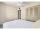 Bedroom with a door leading to another room and a large closet at 2442 N 22Nd Ave, Phoenix, AZ 85009