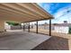 Covered patio with concrete flooring in backyard at 2802 W Butler Dr, Phoenix, AZ 85051