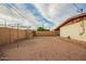 Large backyard with brick accents, ready for your personal touch and landscaping ideas at 316 N Ironwood --, Mesa, AZ 85201