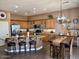 Spacious kitchen features a large island, stainless steel appliances, and custom cabinetry at 41215 N Lytham Ct, Phoenix, AZ 85086