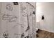 Bathroom featuring Paris themed shower curtain with vanity and toilet at 4595 W Foldwing Dr, San Tan Valley, AZ 85144