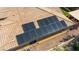 Aerial view of newly installed solar panels on the home's roof at 4721 N Aldea W Rd, Litchfield Park, AZ 85340