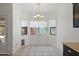 Breakfast nook with natural light and views of the backyard at 725 W Beth Dr, Phoenix, AZ 85041