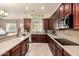 Spacious kitchen with extensive counter space, wood cabinets, and modern appliances, ready for cooking at 816 W Sycamore Ct, Litchfield Park, AZ 85340