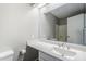 Bright bathroom featuring a vanity and sink with a mirror at 818 S Westwood -- # 101, Mesa, AZ 85210