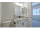 Bathroom with granite countertop and vanity at 11002 N 164Th Dr, Surprise, AZ 85388