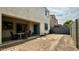 Large backyard features a patio, a gravel area, and a block wall for privacy at 22507 N 31St Ave # 11, Phoenix, AZ 85027