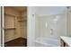 Bathroom featuring a bathtub with shower, closet and good lighting at 22507 N 31St Ave # 11, Phoenix, AZ 85027