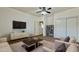 Inviting living room with a plush rug, comfortable seating, and a TV at 22507 N 31St Ave # 11, Phoenix, AZ 85027