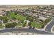 Beautiful aerial view of a residential neighborhood with a community park and well-maintained landscaping at 2466 E Aris Dr, Gilbert, AZ 85298