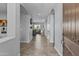Inviting home entryway showcases tile flooring, neutral wall paint, and an open view into the living spaces at 2466 E Aris Dr, Gilbert, AZ 85298