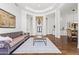 Beautiful living room with wood floors, a decorative area rug, and an open floor plan at 30600 N Pima N Rd # 81, Scottsdale, AZ 85266