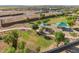 Aerial view of community playground and green space at 38065 W Frascati Ave, Maricopa, AZ 85138