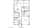 This spacious floor plan includes a great room, dining room, and kitchen area at 38080 W Bello Ln, Maricopa, AZ 85138