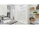 Contemporary bathroom with a walk-in shower and granite countertops at 38100 W Bello Ln, Maricopa, AZ 85138