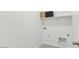 Functional laundry room with utility hookups and a minimalist design at 38100 W Bello Ln, Maricopa, AZ 85138