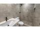 Updated bathroom features decorative tile, a walk-in shower, modern fixtures, and stylish vanity at 6104 W Marconi Ave, Glendale, AZ 85306