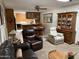 Comfortable living room with two plush chairs and open floor plan at 6637 E Culver St, Scottsdale, AZ 85257