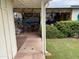 Covered patio overlooking a well maintained backyard at 6637 E Culver St, Scottsdale, AZ 85257