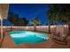 Private swimming pool with lounge chairs and well-maintained backyard, great for enjoying the Arizona sun at 6901 E Oak St, Scottsdale, AZ 85257