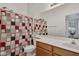 Bathroom with a shower, vanity, and modern fixtures at 7006 E Jensen St # 48, Mesa, AZ 85207