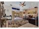 Bright living area with sliding glass doors to the outdoor patio at 7006 E Jensen St # 48, Mesa, AZ 85207