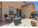 Private patio featuring comfortable seating, perfect for enjoying the outdoors in a tranquil and secluded setting at 872 E Saratoga St, Gilbert, AZ 85296
