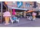 Charming outdoor patio with colorful decor, perfect for enjoying a treat in a vibrant atmosphere at 927 S Ash St, Gilbert, AZ 85233