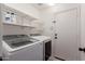 Laundry room with white washer and dryer at 1022 S Butte Ln, Gilbert, AZ 85296