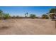 Large, sunny fenced backyard at 10693 N Arapaho Dr, Casa Grande, AZ 85122
