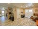 Inviting foyer with beautiful tile flooring, decorative accents, and seamless transition to the living spaces at 511 E Port Au Prince Ln, Phoenix, AZ 85022