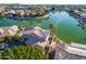 Picturesque aerial view of a lakeside community with lush landscaping and waterfront homes at 5281 W Quail Ave, Glendale, AZ 85308