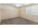 Bedroom featuring neutral carpet and walls, and a ceiling fan at 22508 W Antelope Trl, Buckeye, AZ 85326