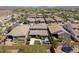 Expansive aerial view of backyard with pool, patio, and well-maintained landscaping in a beautiful neighborhood at 2321 W Brookhart Way, Phoenix, AZ 85085