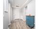 Inviting entryway with hardwood floors, neutral walls, and decor for a modern aesthetic at 2321 W Brookhart Way, Phoenix, AZ 85085