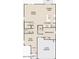 Main level floor plan showcasing the layout of Gathering room, kitchen, flex room, and garage at 5681 E Iris Dr, Florence, AZ 85132