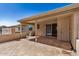 Back patio featuring concrete pavers at 871 Leisure World --, Mesa, AZ 85206