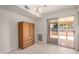 Dining room features sliding glass doors leading to the outdoor patio at 871 Leisure World --, Mesa, AZ 85206