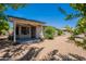 Backyard features a covered patio perfect for relaxation at 9339 E Sun Lakes N Blvd, Sun Lakes, AZ 85248