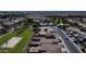 A neighborhood view showcasing lush landscaping and greenery surrounding well-maintained residences in a desirable location at 11215 W Heatherbrae Dr, Phoenix, AZ 85037