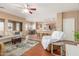 Open-concept living room with sightlines to the kitchen and dining area at 14436 N 162Nd Ln, Surprise, AZ 85379
