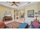 Open living area with tile floors, arched doorways, and natural light at 1535 W Winter Dr, Phoenix, AZ 85021