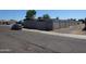 Street view of a home with a walled backyard for privacy at 3171 W Orchid Ln, Phoenix, AZ 85051