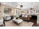 Open concept living space with modern furniture and ample natural light at 530 S Emerson St, Chandler, AZ 85225
