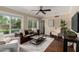 Cozy living room with hardwood floors, natural light, and modern furnishings at 709 E Hayward Ave, Phoenix, AZ 85020