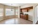 Charming dining area boasts built-in cabinetry and a view from the large window at 720 W Palo Verde St, Gilbert, AZ 85233