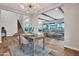 Bright office featuring stylish wall accents, hardwood floors, and open floor plan at 826 E Buist Ave, Phoenix, AZ 85042