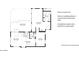 Detailed floor plan showcases the layout of the living room, kitchen, bedroom, baths, and covered patio at 111 S Greenfield Rd # 547, Mesa, AZ 85206
