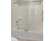 Clean bathroom with shower/tub and glass sliding door at 13820 W Weaver Ct, Litchfield Park, AZ 85340